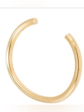 Stella Valle Baby A Little Bit Of Heaven Gold Engraved Cuff Bracelet